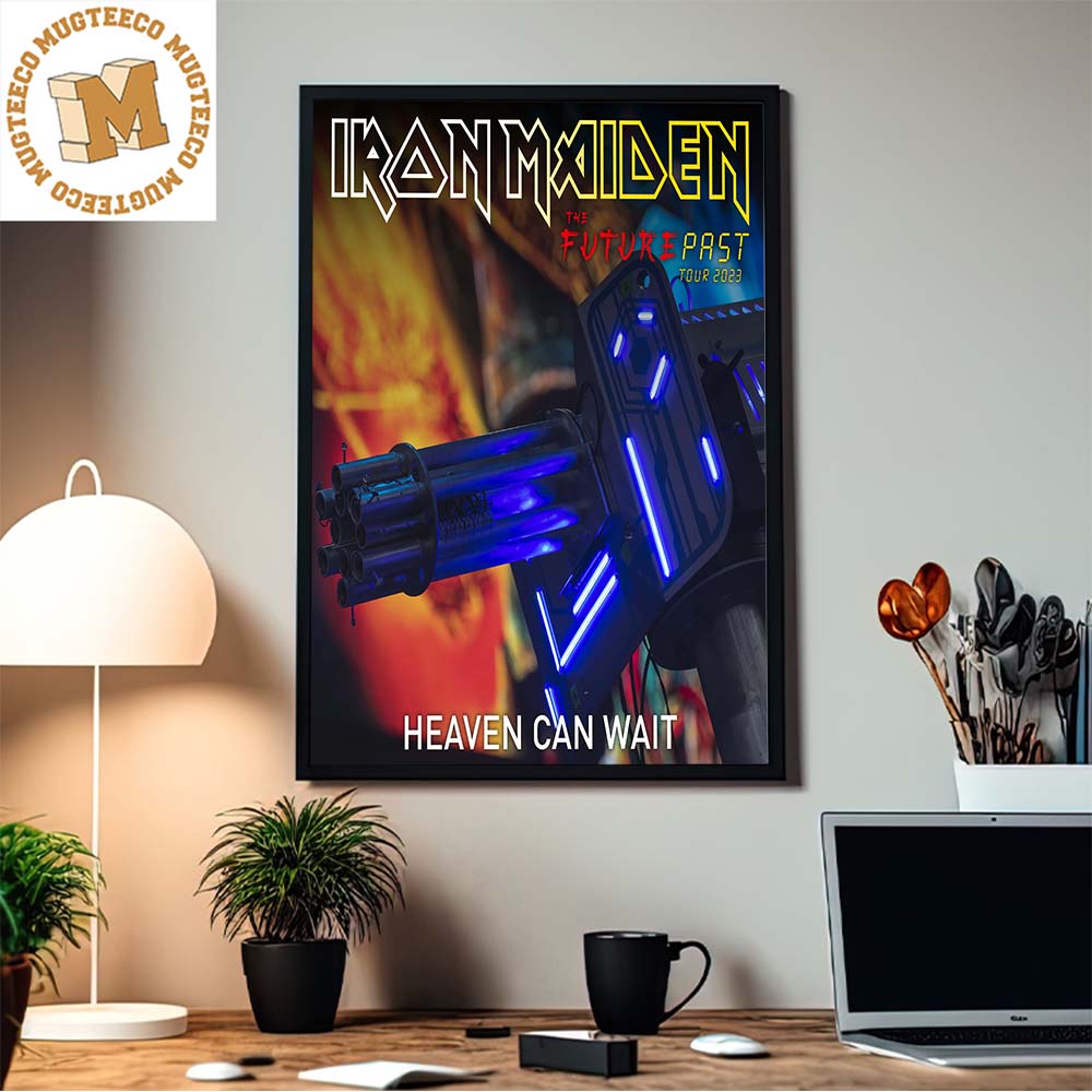 Iron Maiden The Future Past Tour 2023 Heaven Can Wait Home Decor Poster Canvas Iron Maiden The Future Past Tour 2023 Heaven Can Wait Home Decor Poster Canvas