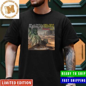 Iron Maiden The Future Past Tour 2023 Hell On Earth Unisex T-Shirt