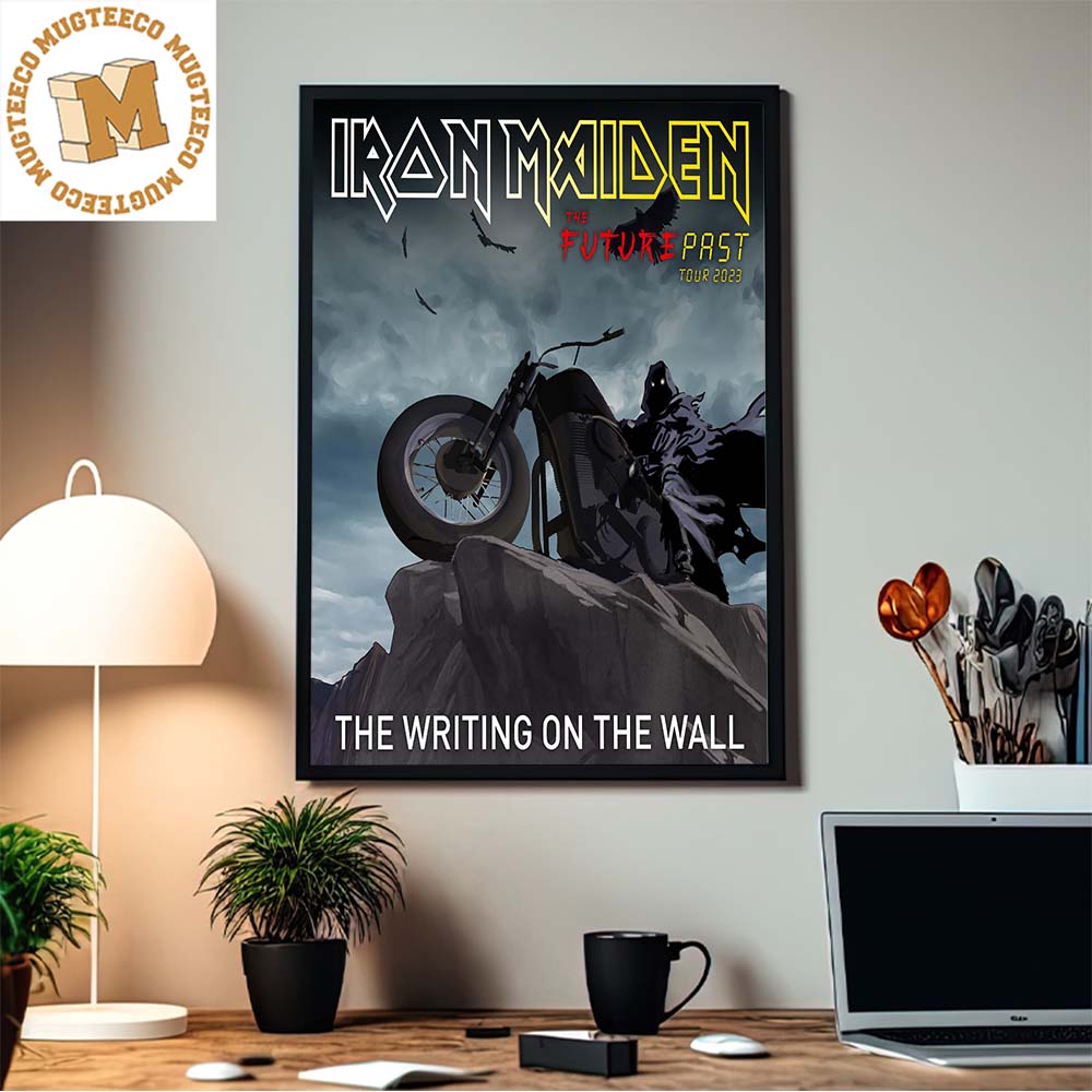 Iron Maiden The Future Past Tour 2023 The Writing On The Wall Home Decor Poster Canvas Iron Maiden The Future Past Tour 2023 The Writing On The Wall Home Decor Poster Canvas
