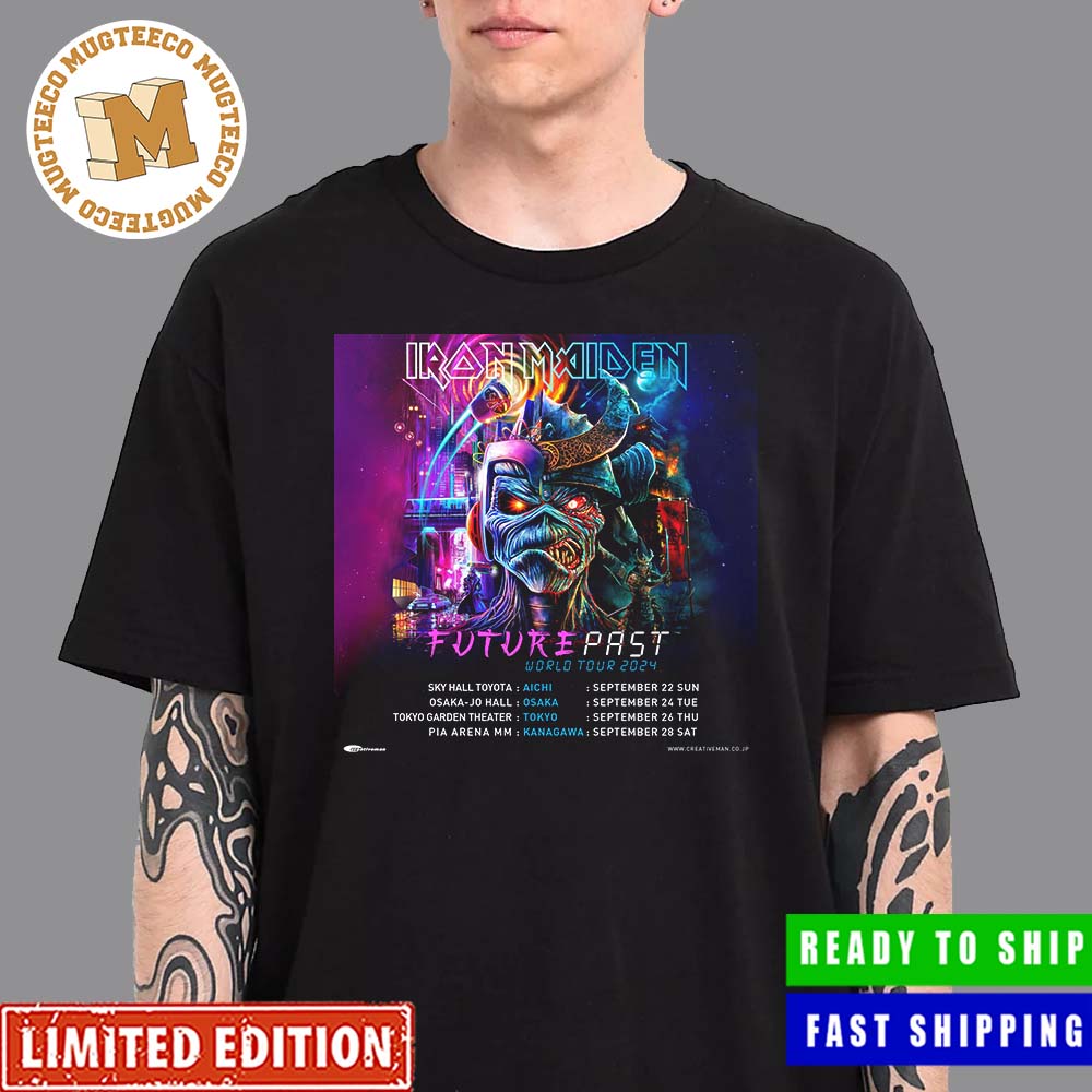 Iron Maiden The Future Past World Tour 2024 Is Coming To Japan Unisex T-Shirt Iron Maiden The Future Past World Tour 2024 Is Coming To Japan Unisex T-Shirt