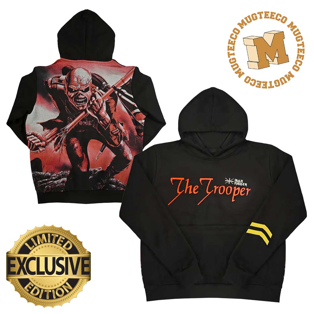 Iron Maiden The Trooper Anniversary All Over Print Hoodie Iron Maiden The Trooper Anniversary All Over Print Hoodie