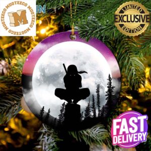 Itachi Moon Night Galaxy 2023 Holiday Gifts Naruto Christmas Decorations Ornament