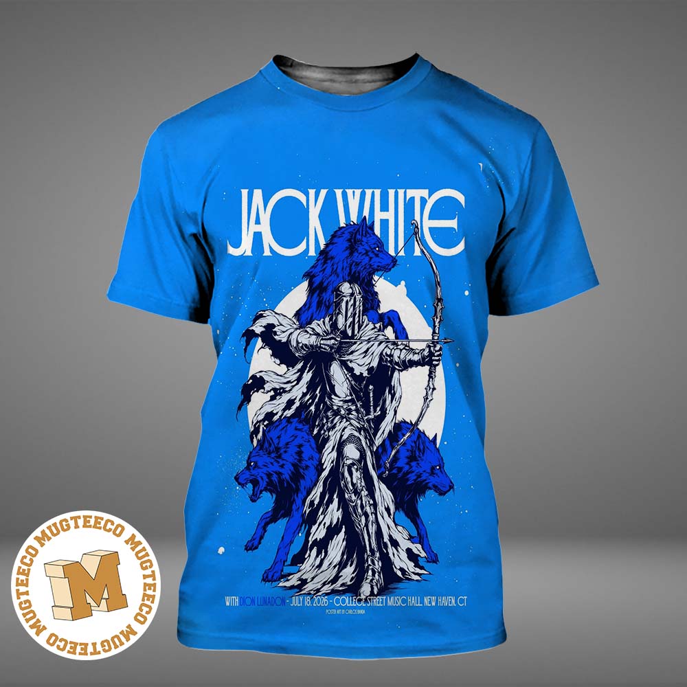 Jack White New Haven CT Event Poster At College Street Music Hall On July 18 2026 All Over Print Shirt Jack White New Haven CT Event Poster At College Street Music Hall On July 18 2026 All Over Print Shirt
