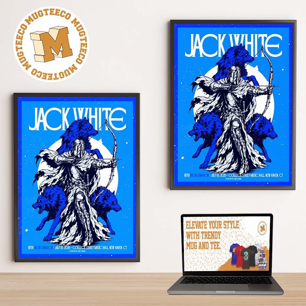 Jack White New Haven CT Event Poster At College Street Music Hall On July 18 2026 Home Decor Poster Canvas Jack White New Haven CT Event Poster At College Street Music Hall On July 18 2026 Home Decor Poster Canvas