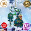 Jacksonville Jaguars NFL Merry Christmas Personalized 2023 Christmas Ceramic Ornament