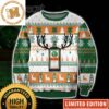 Jagermeister Orange Logo With Deer And Snowflakes Pine Tree Pattern Unique Ugly Sweater 2023 Jagermeister Orange Logo With Deer And Snowflakes Pine Tree Pattern Unique Ugly Sweater 2023