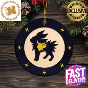 Jolteon Eevee Evolution Pokemon 2023 Holiday Gifts Christmas Decorations Ornament