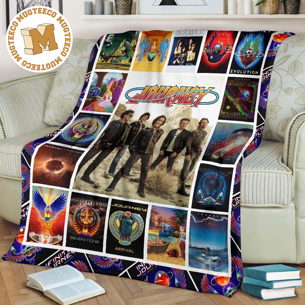 Journey Band Fleece Blanket For Music Fan Gift Journey Band Fleece Blanket For Music Fan Gift