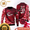 Kansas City Chiefs Dabbing Snoopy Funny 2023 Holiday Gifts Christmas Ugly Sweater