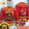 Kansas City Chiefs HoHoHo Mickey NFL Christmas Ugly Sweater