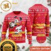 Kansas City Chiefs Mickey Mouse Player NFL Custom Name 2023 Holiday Ugly Christmas Sweater Kansas City Chiefs Mickey Mouse Player NFL Custom Name 2023 Holiday Ugly Christmas Sweater
