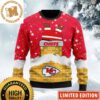 Kansas City Chiefs Santa Claus Snowman Christmas Sweater