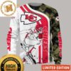 Kansas City Chiefs Wing Skull NFL Custom Name Ugly Christmas Sweater