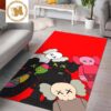 Kaws Companion Flayed x Off White Brand Logo In Black Background Living Room Carpet Floor Decor Kaws Companion Flayed x Off White Brand Logo In Black Background Living Room Carpet Floor Decor
