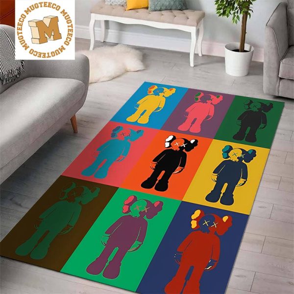 Kaws Companion Pop Art Colorful For Living Room Carpet Rugs Kaws Companion Pop Art Colorful For Living Room Carpet Rugs