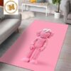 Kaws Pink On Pink Wearing A Tote Pink Background For Living Room Carpet Rugs Kaws Pink On Pink Wearing A Tote Pink Background For Living Room Carpet Rugs