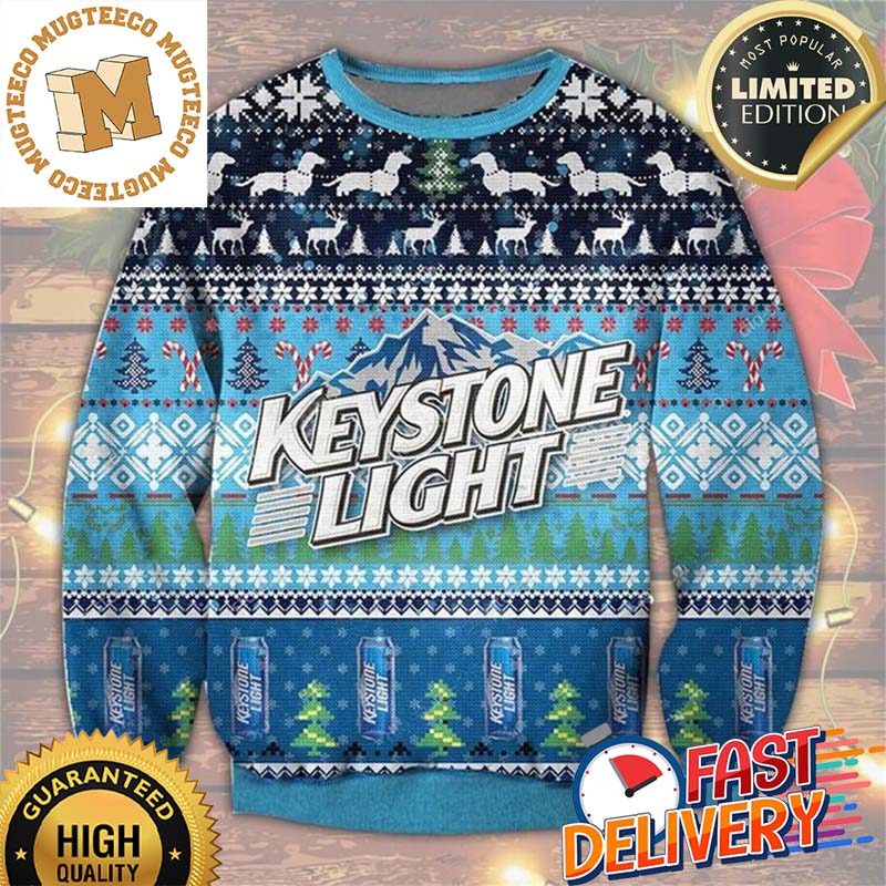Keystone Light All Over Print Ugly Christmas Sweater For Holiday 2023 Xmas Gifts Keystone Light All Over Print Ugly Christmas Sweater For Holiday 2023 Xmas Gifts