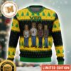 Keystone Light Reindeer Snowy Night  Christmas Ugly Sweater