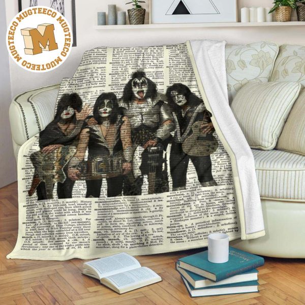 Kiss Band Fleece Blanket For Rock Fan Kiss Band Fleece Blanket For Rock Fan