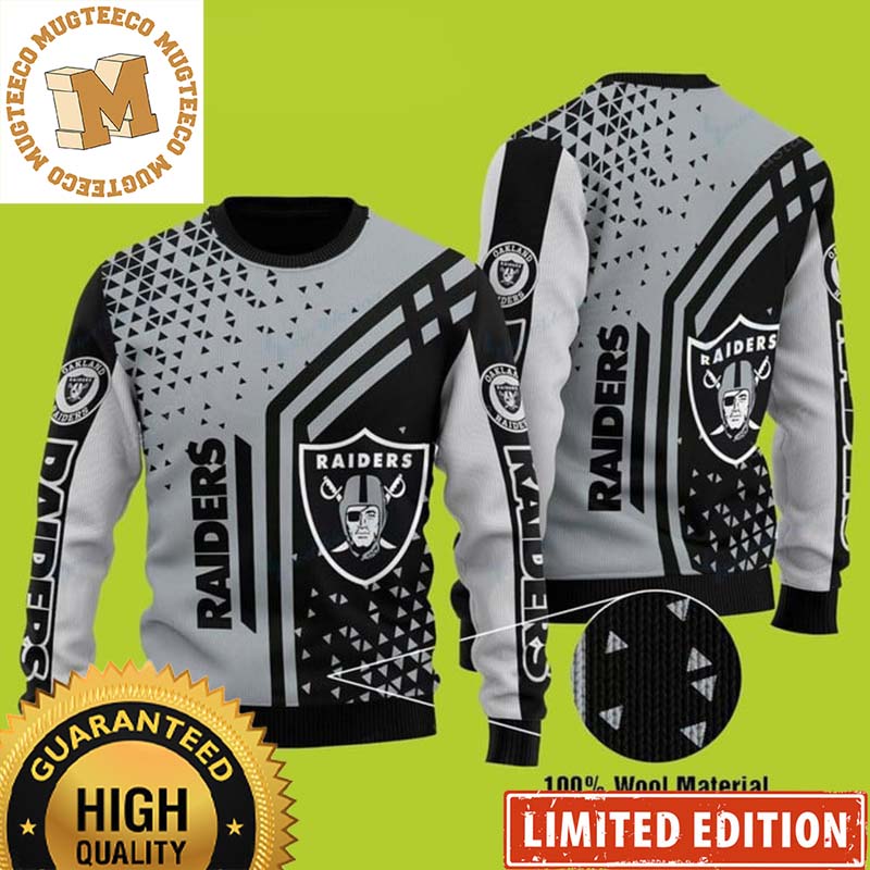 Las Vegas Raiders Christmas Vintage Wool Sweater Gift For Fan Las Vegas Raiders Christmas Vintage Wool Sweater Gift For Fan
