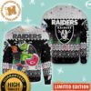 Las Vegas Raiders Grinch Stole Football NFL Funny Ugly Christmas Sweater Las Vegas Raiders Grinch Stole Football NFL Funny Ugly Christmas Sweater