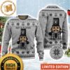 Las Vegas Raiders Player With Ball And Helmet Raiders NFL Christmas Ugly Wool Sweater Las Vegas Raiders Player With Ball And Helmet Raiders NFL Christmas Ugly Wool Sweater