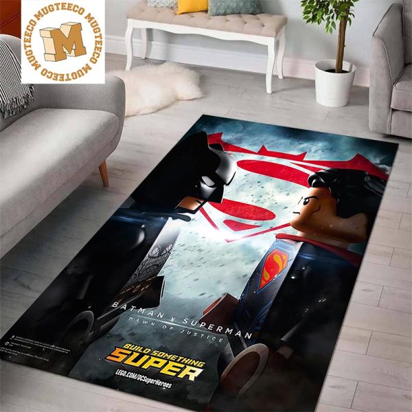 Lego Batman Vs Super Man Dawn Of Justice Area Rug Home Decor Lego Batman Vs Super Man Dawn Of Justice Area Rug Home Decor