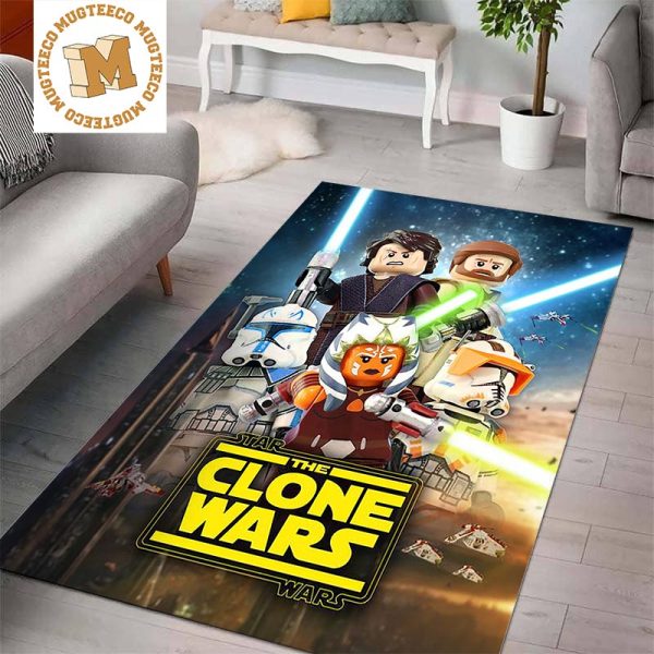 Lego Star Wars The Clone Wars Poster Area Rug Home Decor Lego Star Wars The Clone Wars Poster Area Rug Home Decor