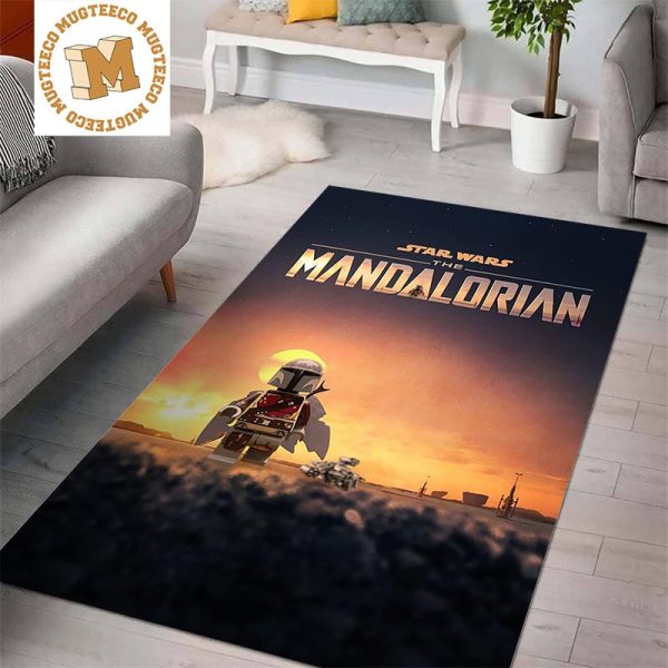 Lego Star Wars The Mandalorian Poster Area Rug Home Decor Lego Star Wars The Mandalorian Poster Area Rug Home Decor