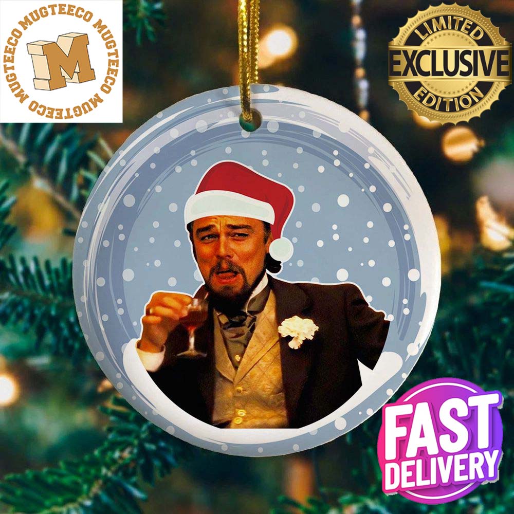 Leo Laughing Meme Funny 2023 Holiday Gifts Christmas Decorations Ceramic Ornament Leo Laughing Meme Funny 2023 Holiday Gifts Christmas Decorations Ceramic Ornament