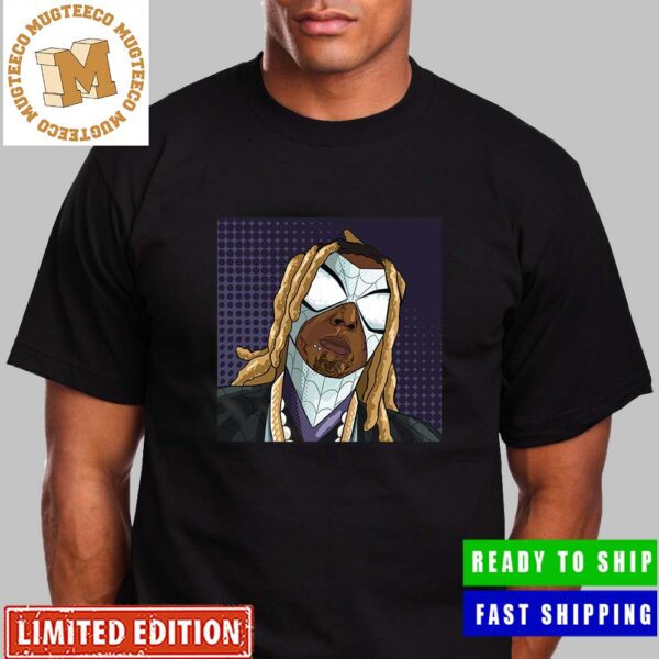 Lil Wayne In Spider-Man Across The Spider-Verse Soundtrack Unisex T-Shirt Lil Wayne In Spider-Man Across The Spider-Verse Soundtrack Unisex T-Shirt