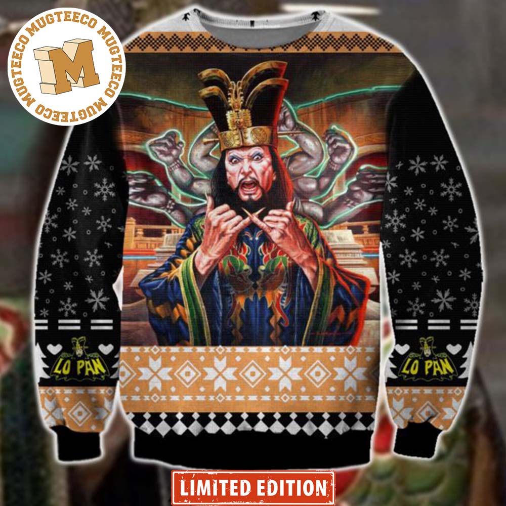 Lo Pan Big Trouble In Little China Ugly Christmas Sweater Lo Pan Big Trouble In Little China Ugly Christmas Sweater