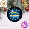 Los Angeles Chargers NFL Grinch Candy Cane Personalized Xmas Gifts Christmas Tree Decorations Ornament