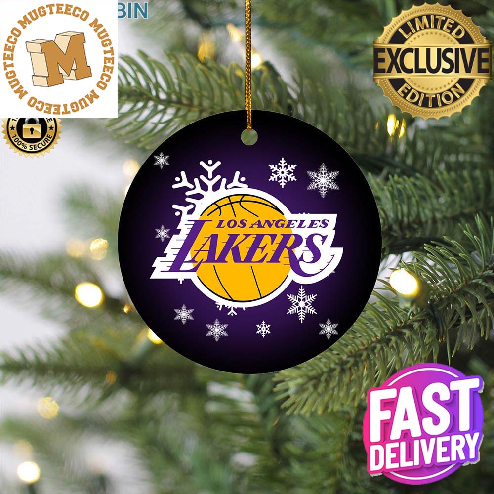 Los Angeles Lakers NBA Merry Christmas 2023 Holiday Gifts Personalized Christmas Decorations Ornament Los Angeles Lakers NBA Merry Christmas 2023 Holiday Gifts Personalized Christmas Decorations Ornament