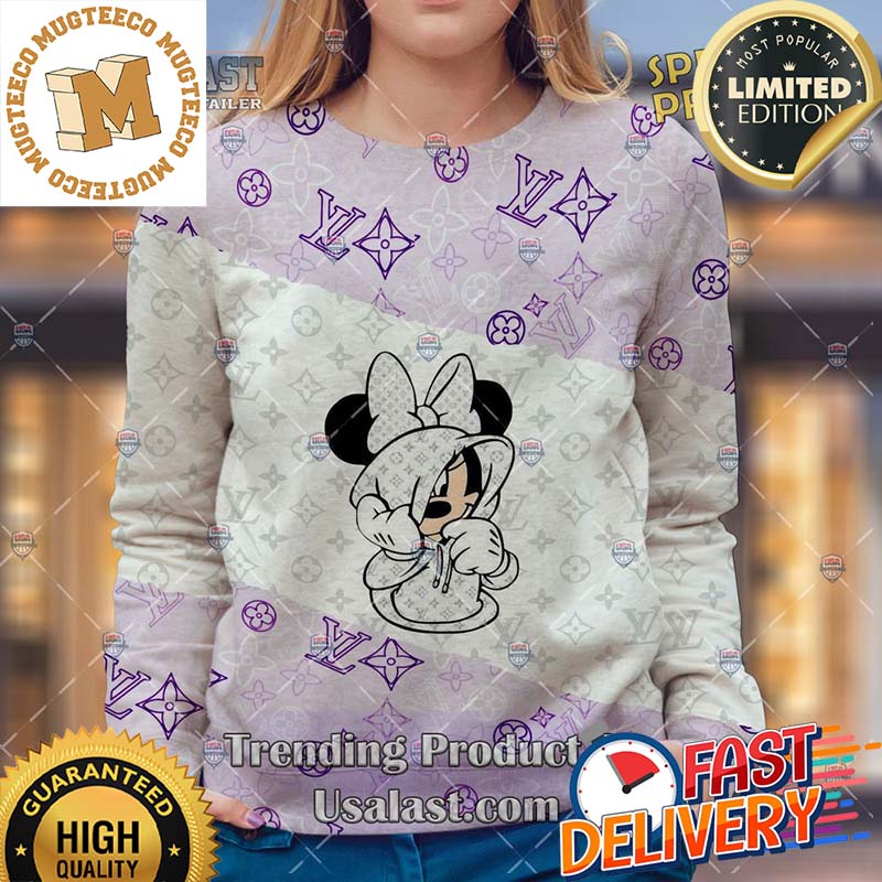 Louis Vuitton Minnie Mouse Disney Ugly Sweater For Holiday 2023 Xmas Gifts Louis Vuitton Minnie Mouse Disney Ugly Sweater For Holiday 2023 Xmas Gifts