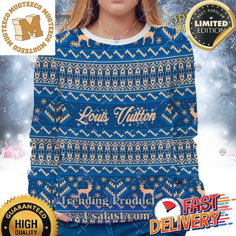 Louis Vuitton Premium Christmas Version Ugly Sweater For Holiday 2023 Xmas Gifts Louis Vuitton Premium Christmas Version Ugly Sweater For Holiday 2023 Xmas Gifts