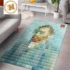 Mona Lisa In Lego Brick Artwork Area Rug Home Decor Area Rug Home DecorArea Rug Home Decor