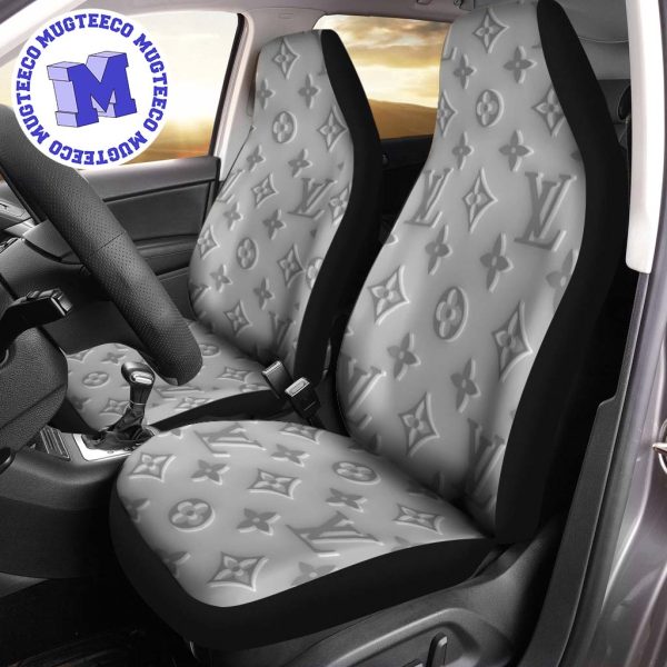Luxury Louis Vuitton 3D Signature Monogram Pattern Car Seat Cover Luxury Louis Vuitton 3D Signature Monogram Pattern Car Seat Cover
