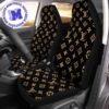 Luxury Louis Vuitton Black White Colors Logo Signature Monogram Pattern Car Seat Cover Luxury Louis Vuitton Black White Colors Logo Signature Monogram Pattern Car Seat Cover