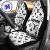 Luxury Louis Vuitton Blue Logo Signature Monogram Pattern Car Seat Cover