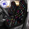 Luxury Louis Vuitton Blue Signature Monogram Pattern Car Seat Cover Luxury Louis Vuitton Blue Signature Monogram Pattern Car Seat Cover