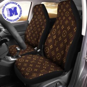 Luxury Louis Vuitton Signature Monogram Pattern Car Seat Cover1