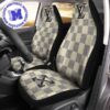 Luxury Louis Vuitton Vintage Logo Signature Monogram Pattern Car Seat Cover Luxury Louis Vuitton Vintage Logo Signature Monogram Pattern Car Seat Cover