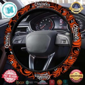 MLB Baltimore Orioles Steering Wheel Cover