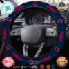 MLB Cleveland Indians Navy Steering Wheel Cover MLB Cleveland Indians Navy Steering Wheel Cover