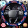 MLB Philadelphia Phillies Red Steering Wheel Cover MLB Philadelphia Phillies Red Steering Wheel Cover