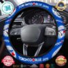 MLB Toronto Blue Jays Blue Steering Wheel Cover MLB Toronto Blue Jays Blue Steering Wheel Cover