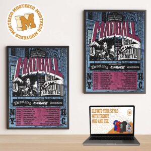 Madball Only The Hard Eastern Tour 2026 EU Home Decor Poster Canvas