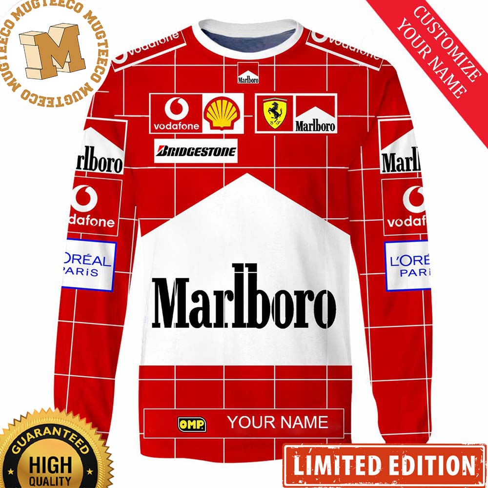Marlboro Scuderia Ferrari Branded Ugly Christmas Sweater Marlboro Scuderia Ferrari Branded Ugly Christmas Sweater