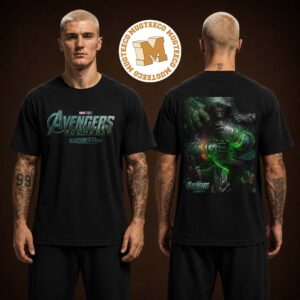 Marvel Avengers Doomsday Ifinity Vision 2026 Movie Poster Two Sided Unisex T Shirt